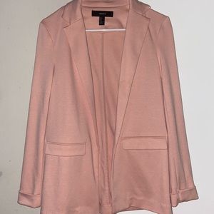 Forever 21 Pink Long Blazer With Pockets Small